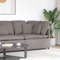 MODUŁOWY NAROŻNIK SOFA Z PODUSZKAMI TAUPE 100CM