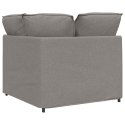 MODUŁOWY NAROŻNIK SOFA Z PODUSZKAMI TAUPE 100CM