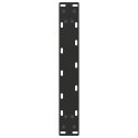 NOGI DO STOLIKA KAWOWEGO W KSZTAŁCIE LITERY U 2 SZT. CZARNE 30X(30-31)CM STAL