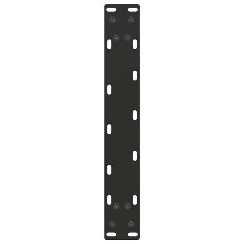 NOGI DO STOLIKA KAWOWEGO W KSZTAŁCIE LITERY U 2 SZT. CZARNE 30X(30-31)CM STAL