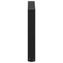 NOGI DO STOLIKA KAWOWEGO W KSZTAŁCIE LITERY U 2 SZT. CZARNE 50X(42-43)CM STAL