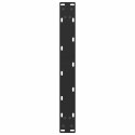 NOGI DO STOLIKA KAWOWEGO W KSZTAŁCIE LITERY U 2 SZT. CZARNE 50X(42-43)CM STAL