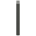 NOGI DO STOŁU JADALNEGO W KSZTAŁCIE LITERY U 2 SZT. ANTRACYT 60X(72-73)CM STAL