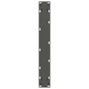 NOGI DO STOŁU JADALNEGO W KSZTAŁCIE LITERY U 2 SZT. ANTRACYT 60X(72-73)CM STAL