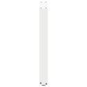 NOGI DO STOŁU JADALNEGO W KSZTAŁCIE LITERY U 2 SZT. BIAŁE 50X(72-73)CM STAL