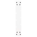 NOGI DO STOŁU JADALNEGO W KSZTAŁCIE LITERY U 2 SZT. BIAŁE 50X(72-73)CM STAL