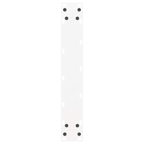 NOGI DO STOŁU JADALNEGO W KSZTAŁCIE LITERY U 2 SZT. BIAŁE 50X(72-73)CM STAL