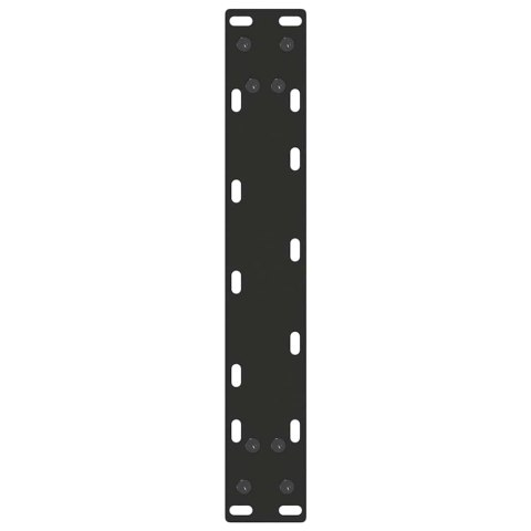 NOGI DO STOŁU KONSOLOWEGO W KSZTAŁCIE LITERY U 2 SZT. CZARNE 28X(72-73)CM STAL