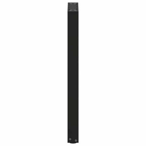 NOGI DO STOŁU KONSOLOWEGO W KSZTAŁCIE LITERY U 2 SZT. CZARNE 38X(72-73)CM STAL