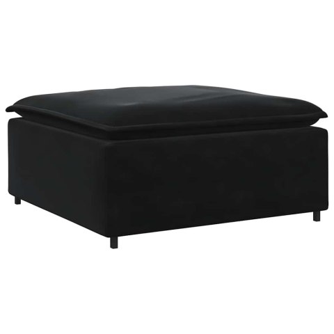 VidaXL Podnóżek do sofy modułowej moduł czarny 100x100x48 cm