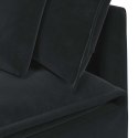 VidaXL Sofa modułowa z poduszkami aksamitna czerń