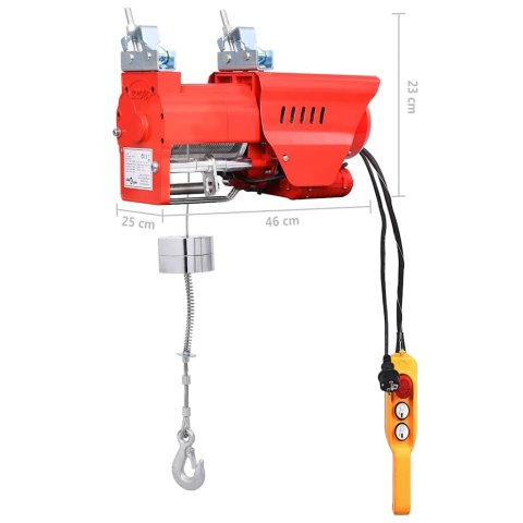 WCIĄGARKA ELEKTRYCZNA O DUŻEJ PRĘDKOŚCI 300/600 KG 1300 W
