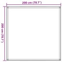 WYKŁADZINA DO NAMIOTU 200X200CM CZARNA