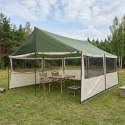 NAMIOT RODZINNY ZIELONY 450X400X265CM POLIESTER I STAL