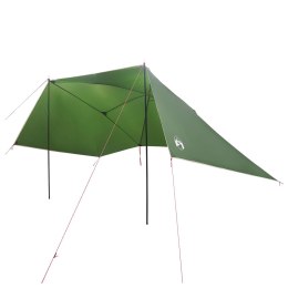 VidaXL Namiot samochodowy zielony 308 x 215 x 220 cm Poliester i Stal