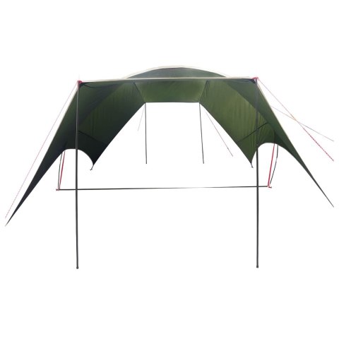 DUŻY TARP CAMPINGOWY 550X400CM ZIELONY WODOODPORNY OSŁONA PRZECIWDESZCZOWA