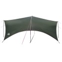 DUŻY TARP CAMPINGOWY 550X400CM ZIELONY WODOODPORNY OSŁONA PRZECIWDESZCZOWA