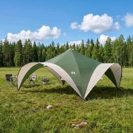VidaXL Namiot Imprezowy zielony 400 x 400 x 320 cm Poliester i Stal