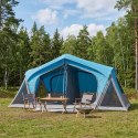 NAMIOT DOMEK NIEBIESKI 480X273X205CM POLIESTER I STAL
