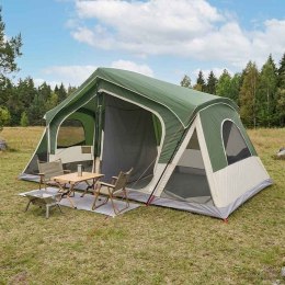 NAMIOT DOMEK ZIELONY 480X273X205CM POLIESTER I STAL