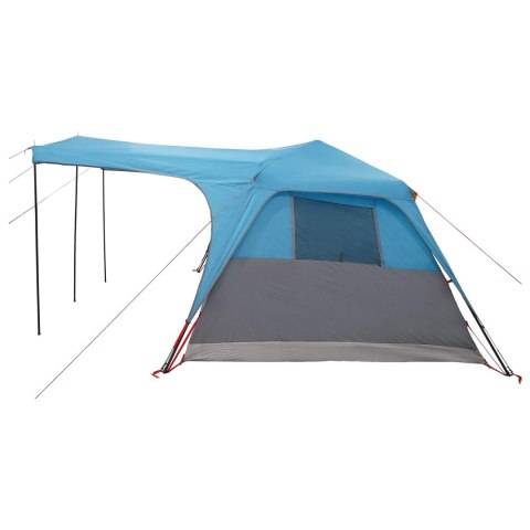 NAMIOT RODZINNY NIEBIESKI 305X275X190CM POLIESTER I STAL