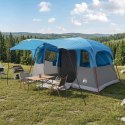 NAMIOT TUNELOWY NIEBIESKI 427X305X205CM POLIESTER I STAL