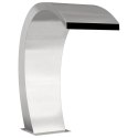 VidaXL Fontanna Przy Basenie srebrny 60 x 30 x 70 cm Stal nierdzewna