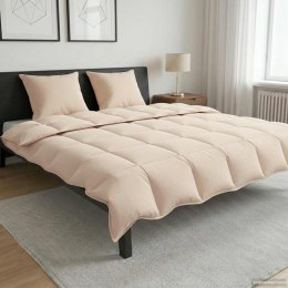 VidaXL Kołdra zimowa Beżowy 240 x 220 cm 100% Naturalny Kapok