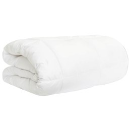 VidaXL Letni Kołdra Biały 200 x 220 cm Bambus