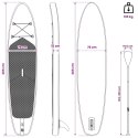 VidaXL Nadmuchiwany Paddle Board HYDROS 305 x 76 x 15 cm Turkusowy dla