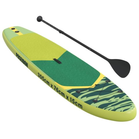NADMUCHIWANY PADDLE BOARD POSEIDON 305X76X15CM ZIELONY DLA