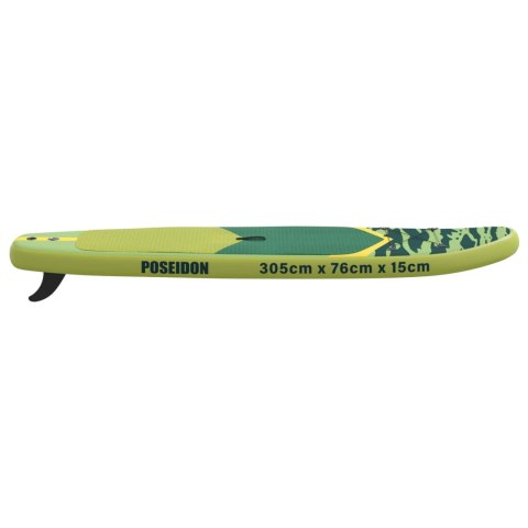 NADMUCHIWANY PADDLE BOARD POSEIDON 305X76X15CM ZIELONY DLA