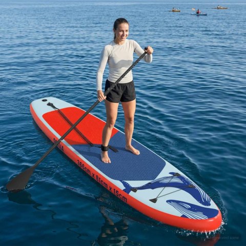 NADMUCHIWANY PADDLE BOARD SCYLLA 366X81X15CM NIEBIESKI DLA