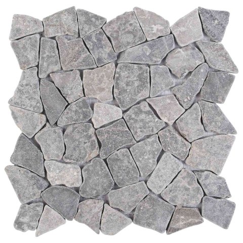 PŁYTKI MOZAIKOWE JASNOSZARY 30X30CM MARMUR