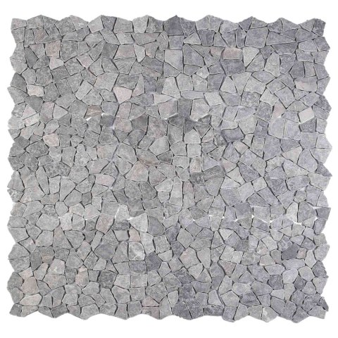 PŁYTKI MOZAIKOWE JASNOSZARY 30X30CM MARMUR