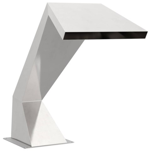 VidaXL Wodospad Basenowy Stal nierdzewna 63,5 x 29 x 51 cm srebrny
