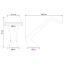 VidaXL Wodospad Basenowy Stal nierdzewna 63,5 x 29 x 51 cm srebrny