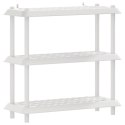 VidaXL Jednostka regałowa 3 poziomów 100 x 40 x 96 cm PP Biały