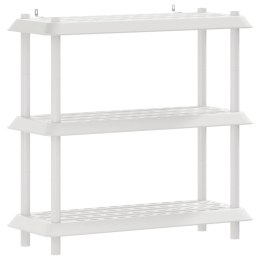 VidaXL Jednostka regałowa 3 poziomów 100 x 40 x 96 cm PP Biały