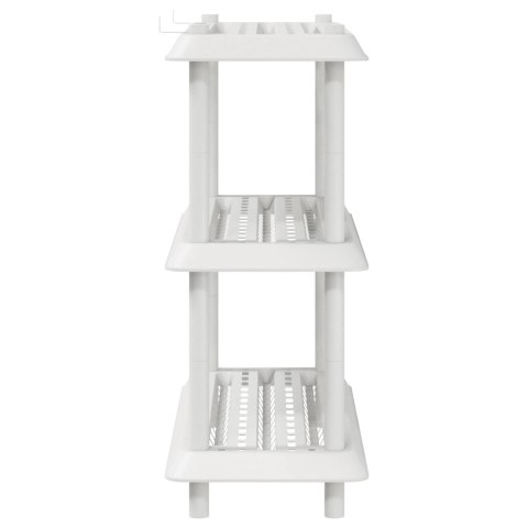 VidaXL Jednostka regałowa 3 poziomów 100 x 40 x 96 cm PP Biały
