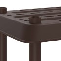 VidaXL Jednostka regałowa 3 poziomów 100 x 40 x 96 cm PP brązowy