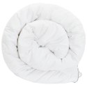VidaXL Kołdra na cały rok Biały 240 x 220 cm Włókno bambusowe