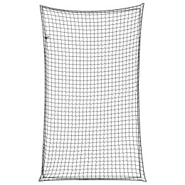 VidaXL Siatka na przyczepę, z elastyczną linką, czarna, 2,5x1,5 m, PP