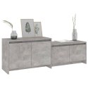 VidaXL Szafka pod TV, szarość betonu, 146,5x35x50 cm