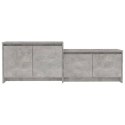 VidaXL Szafka pod TV, szarość betonu, 146,5x35x50 cm