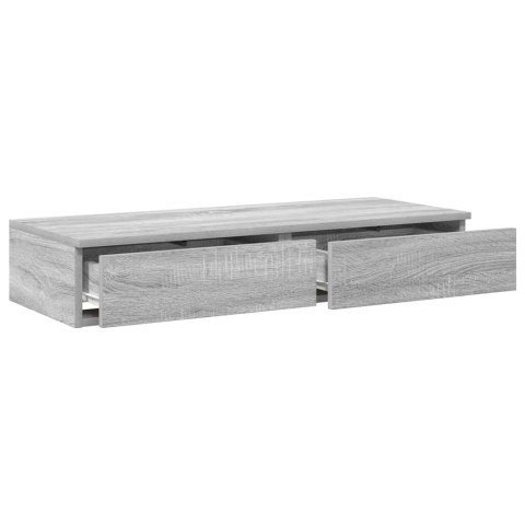 VidaXL Szuflady do łóżka z szufladą Szary Sonoma 90 x 36,5 x 16,5 cm