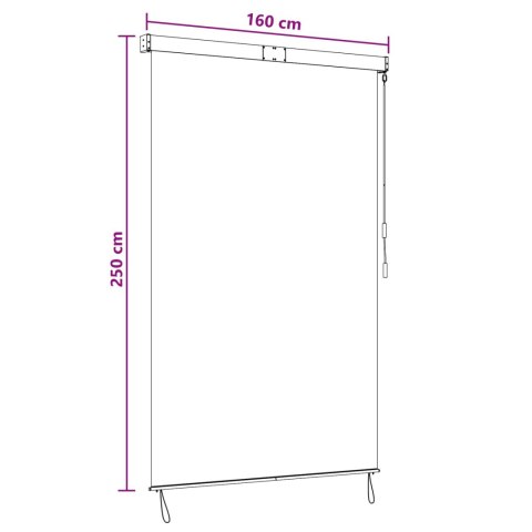 ROLETA WIELOKOLOROWE 160X250CM MATERIAŁ I ALUMINIUM