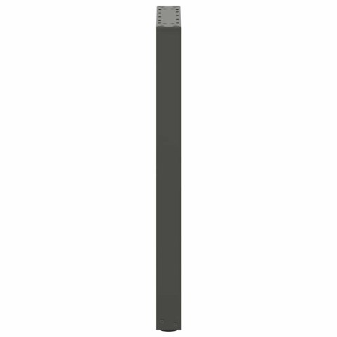 NOGI DO STOŁU KONSOLOWEGO W KSZTAŁCIE LITERY U 2 SZT. ANTRACYT 38X(72-73)CM STAL