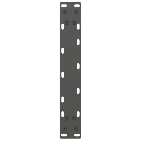 NOGI DO STOŁU KONSOLOWEGO W KSZTAŁCIE LITERY U 2 SZT. ANTRACYT 38X(72-73)CM STAL