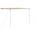 ZADASZENIE DO KAMPERA 300X250CM BEŻOWY DASZEK PRZECIWSŁONECZNY ALUMINIOWY